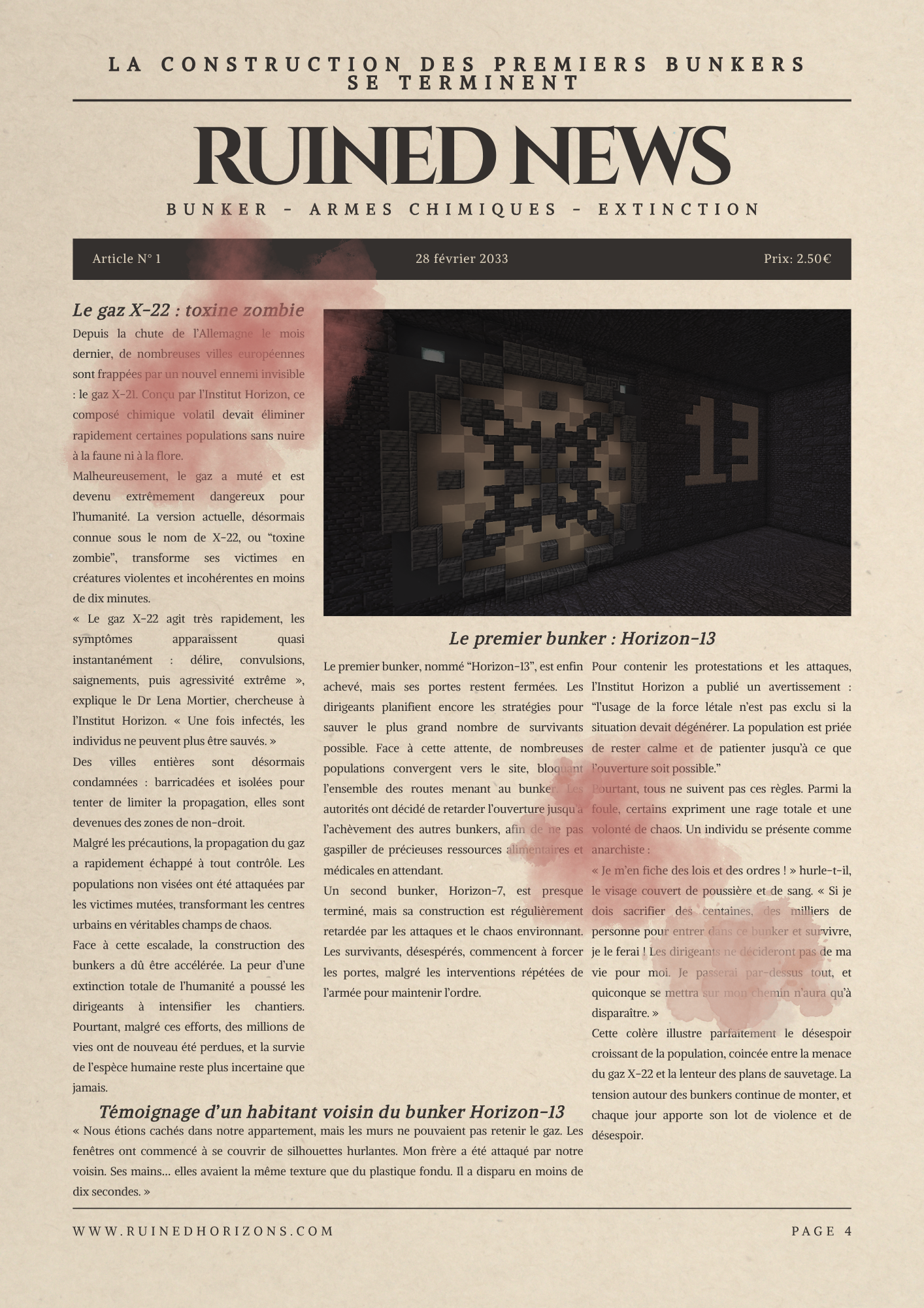Chapitre 3 - Lore The Last Horizon
